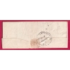 CURSIVE 25 MORAS DROME CAD TYPE 12 ST VALLIER POUR ANNONAY 1832 INDICE 10 LETTRE COVER