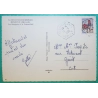 N°1331 COQ DECARIS CACHET MANUEL POSTE AUTOMOBILE OLONZAC CP N°1 HERAULT CARTE POSTALE POUR GIVET ARDENNES 1965 FRANCE
