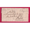 CURSIVE 88 ST GERMAIN DE L'ESPINASSE LOIRE 1835 POUR PARIS INDICE 11 LETTRE COVER