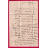 CURSIVE 88 ST GERMAIN DE L'ESPINASSE LOIRE 1835 POUR PARIS INDICE 11 LETTRE COVER