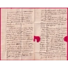 CURSIVE 88 ST GERMAIN DE L'ESPINASSE LOIRE 1835 POUR PARIS INDICE 11 LETTRE COVER