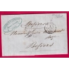 DEUXIEME JOUR TARIF A 25C 2 JUILLET 1850 PARIS POUR BEZIERS HERAULT LETTRE COVER