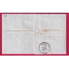 DEUXIEME JOUR TARIF A 25C 2 JUILLET 1850 PARIS POUR BEZIERS HERAULT LETTRE COVER