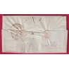 MARQUE PAYS OUTREMER PAR LE HAVRE + BUREAU MARITIME NEW ORLEANS USA 1836 POUR BORDEAUX TAXE 24 LETTRE COVER