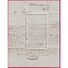 MARQUE PAYS OUTREMER PAR LE HAVRE + BUREAU MARITIME NEW ORLEANS USA 1836 POUR BORDEAUX TAXE 24 LETTRE COVER
