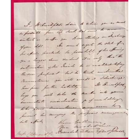 CACHET ENTREE ECHOPPE ANGLETERRE PAR CALAIS LONDRES ANGLETERRE  POUR BORDEAUX LETTRE COVER