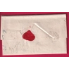 MARQUE ENTREE PAYS OUTREMER PAR LE HAVRE + BUREAU MARITIME DE NEW YORK USA 1835 SEINE INFERIEURE BORDEAUX LETTRE COVER