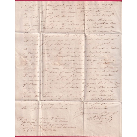 MARQUE ENTREE PAYS OUTREMER PAR LE HAVRE + BUREAU MARITIME DE NEW YORK USA 1835 SEINE INFERIEURE BORDEAUX LETTRE COVER