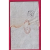 N°16 ORANGE SUR PAILLE PC 3398 TOURS INDRE ET LOIRE POUR CHINON 1861 LETTRE COVER