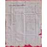 N°16 ORANGE SUR PAILLE PC 3398 TOURS INDRE ET LOIRE POUR CHINON 1861 LETTRE COVER