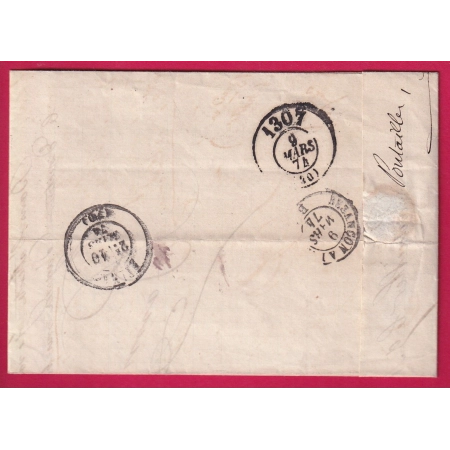 N°60 CONVOYEUR STATION PONTAILLIER SUR SAONE COTE D'OR POUR EPINAC SAONE ET LOIRE LETTRE COVER