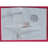 N°60 VARIETE GRANDE CASSURE BORDEAUX GIRONDE 1872 POUR TAIN DROME LETTRE COVER