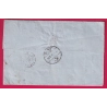 N°75 78 APPOIGNY YONNE POUR SAXON LES BAINS 1877 SUISSE CANTON DU VALAIS LETTRE COVER