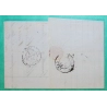 N°10 NAPOLEON REPUBLIQUE PC 1441 GRANVILLE MANCHE POUR MURAT CANTAL 1854 LETTRE COVER FRANCE