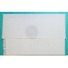 MARQUE P12P AIX BOUCHES DU RHONE POUR EGUILLES 44x11 1817 LETTRE COVER FRANCE