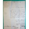 MARQUE P12P AIX BOUCHES DU RHONE POUR EGUILLES 44x11 1817 LETTRE COVER FRANCE