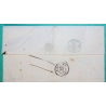 CAD TYPE 13 FAULQUEMONT MOSELLE PP PORT PAYE POUR PERPIGNAN PYRENEES ORIENTALES 1843 LETTRE COVER FRANCE