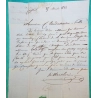 CAD TYPE 12 CASSEL NORD POUR LILLE 1832 LETTRE COVER FRANCE