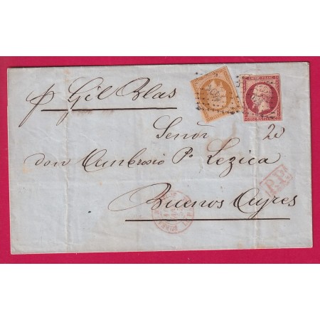 N°13 + 17 PC 1495 CAD ROUGE BUREAU MARITIME LE HAVRE