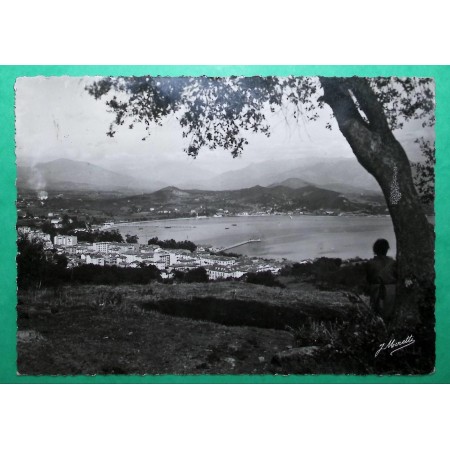 N°378 LEON GAMBETTA CARTE POSTALE AJACCIO CORSE POUR SAINTE COLOMBE RHONE 1938