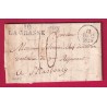 MARQUE 10 LA GRASSE AUDE 1829 POUR STRASBOURG BAS RHIN INDICE 11