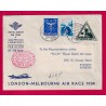 1ER VOL FIRST FLIGHT KLM LONDON MELBOURNE ANGLETERRE AUSTRALIE 1934 GRAVENHAGE PAYS BAS NEDERLAND