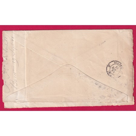 ETATS UNIS USA N°40 41 SAN FRANCISCO CALIFORNIA 1881 BORDEAUX GIRONDE