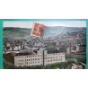 N°138 SEMEUSE BELLE VARIETE PIQUAGE DECALE CAD TYPE A ST ETIENNE BADOUILLERE LOIRE CARTE POSTALE POUR GRENOBLE 1911