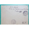 N°137 x5 SEMEUSE CAD PARIS RUE DANTON POUR DORDRECHT HOLLANDE NETHERLANDS 1909 LETTRE COVER FRANCE