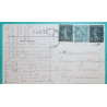 N°137 x3 SEMEUSE 2 NUANCES VERT PALE PAPIER GC CARTE POSTALE POITIERS VIENNE POUR ANGOULEME CHARENTE LETTRE COVER FRANCE