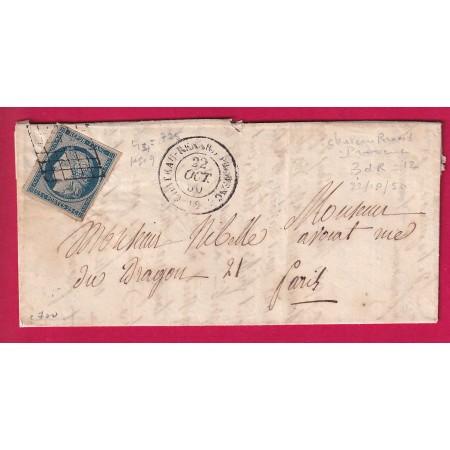 N°4 GRILLE CHATEAU RENARD DE PROVENCE BOUCHES DU RHONE INDICE 15 POUR PARIS