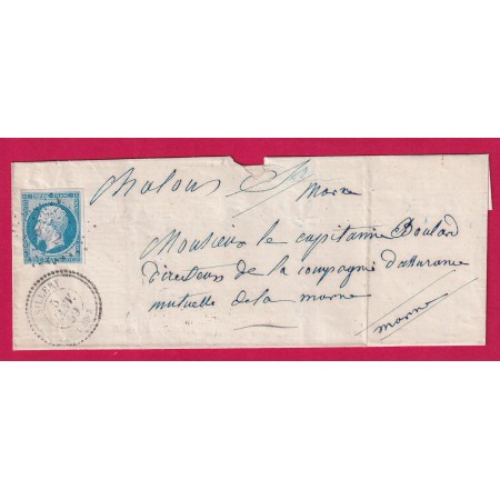 N°14 PC 2902 SILLERY MARNE CAD TYPE 22 POUR CHALONS SUR MARNE INDICE 20