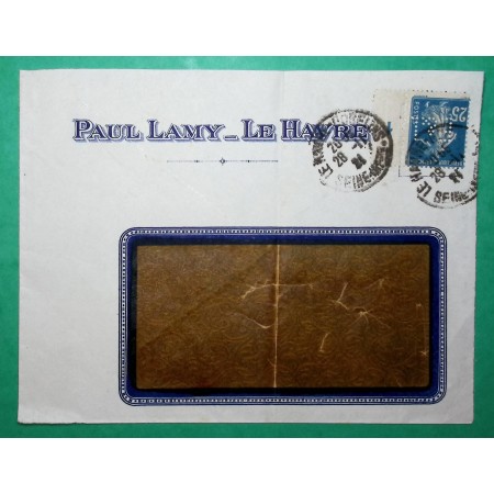 N°140 SEMEUSE MILLESIME 1 PERFORE P&L PAUL LAMY LE HAVRE 1921