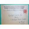 N°506 30C ROUGE PETAIN PROST SEUL SUR LETTRE TARIF IMPRIME NIMES GARD LETTRE COVER FRANCE