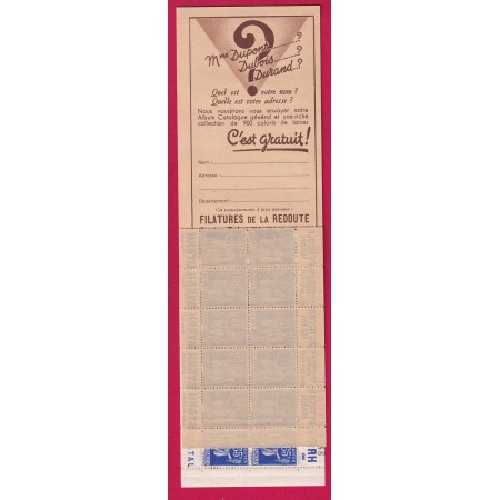 CARNET TYPE PAIX 365 C5 DATE 8.8.38 BYRRH PETROLE HAHN CCP