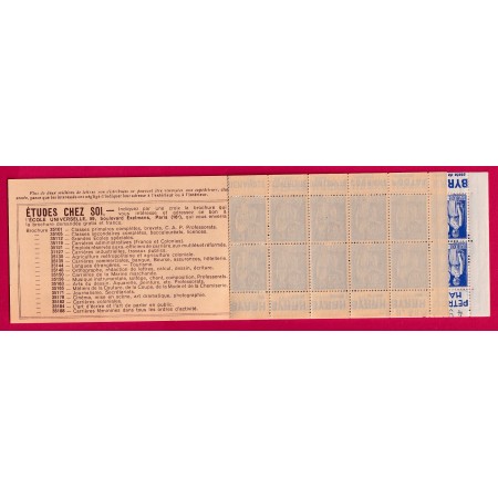 CARNET TYPE PAIX 365 C5 DATE 8.8.38 BYRRH PETROLE HAHN CCP