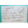 MARQUE ST BRIEUC COTES DU NORD POUR MAITRE DE LA GARDE ROBE DU ROI LOUIS XVI VERSAILLE LN N°5 1779 LETTRE COVER FRANCE