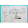 CAD TYPE 12 CARVIN PAS DE CALAIS DECIME RURAL HERRIN POUR LILLE 1834 LETTRE COVER FRANCE
