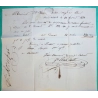 CAD TYPE 12 CARVIN PAS DE CALAIS DECIME RURAL HERRIN POUR LILLE 1834 LETTRE COVER FRANCE