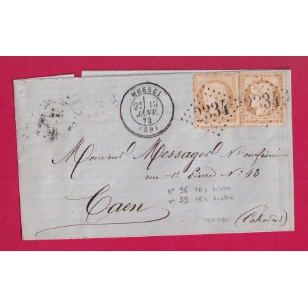 N°36 + 59 GC 2334 MESSEI ORNE POUR CAEN MIXTE