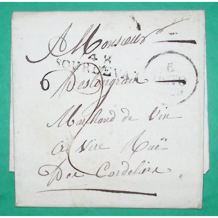 MARQUE 48 SOURDEVAL MANCHE POUR VIRE CALVADOS 37x8 1829