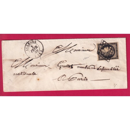 N°3 GRILLE ALLEGRE HAUTE LOIRE POUR PARIS ASSEMBLEE NATIONALE RHONE