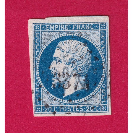 N°14 PC 3371 TONNAY BOUTONNE CHARENTE INFERIEURE COTE 45€ SUR BLEU TIMBRE BRIEFMARKEN STAMP