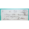 CAD TYPE 13 ROMANECHE SAONE ET LOIRE PP PORT PAYE POUR MACON 1832 LETTRE COVER FRANCE