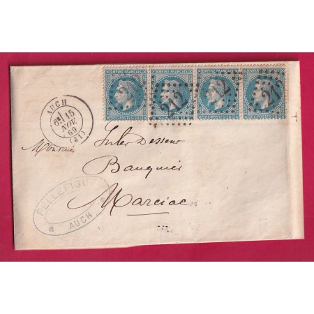 N°29 BANDE DE 4 GC 212 AUCH GERS POUR MARCIAC