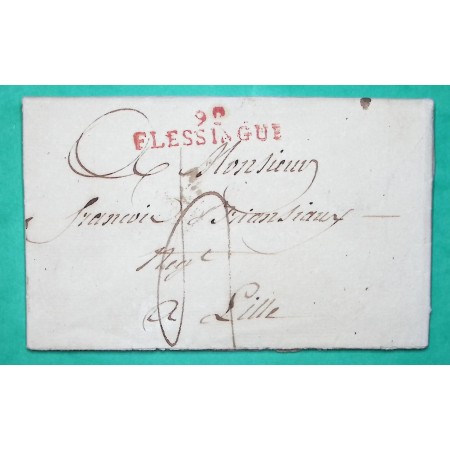MARQUE 92 FLESSINGUE PAYS BAS DEPARTEMENT CONQUIS POUR LILLE NORD FRANCE 1813