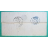 CAD TYPE 13 PONT AUX MOINES LOIRET OR ORIGINE RURALE ROUGE + DECIME LA ROUCHE POUR COMPIEGNE OISE 1838 COVER FRANCE