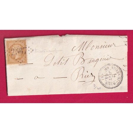 N°21 GC 2567 MOUSTIER STE MARIE BASSES ALPES POUR RIZ LETTRE