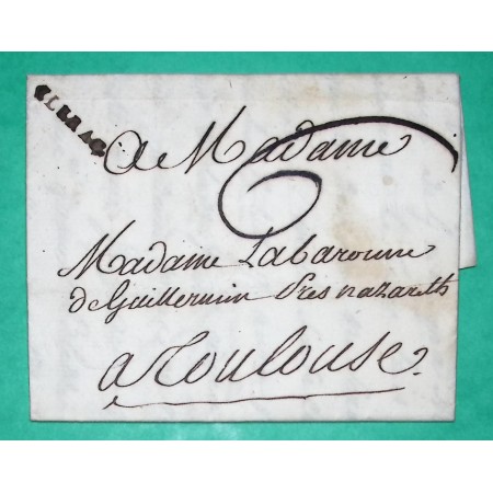 MARQUE CLERAC CLAIRAC LOT ET GARONNE POUR TOULOUSE HAUTE GARONNE LN N°2 1768