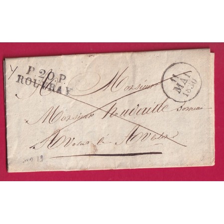 MARQUE P20P ROUVRAY COTE D'OR 1830 INDICE 19 LETTRE